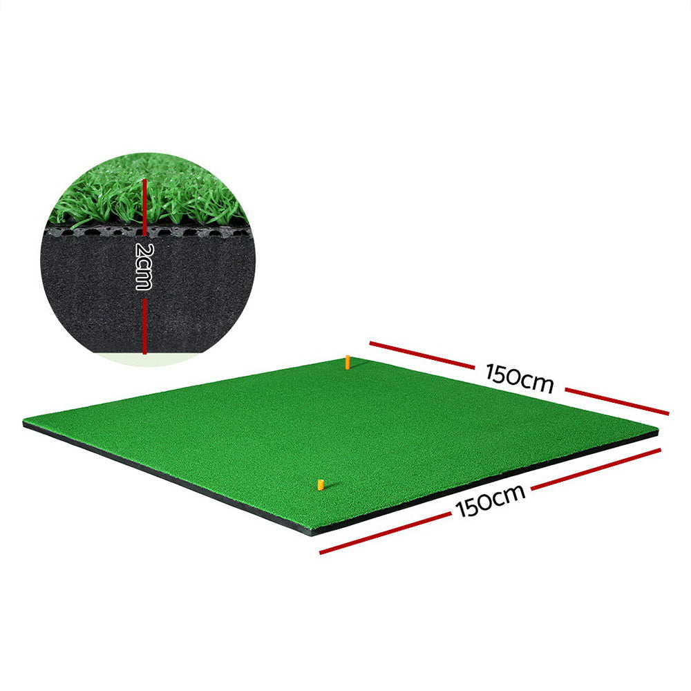 150cm x 150cm Golf Mat - Thick Full Size Driving Range Mat